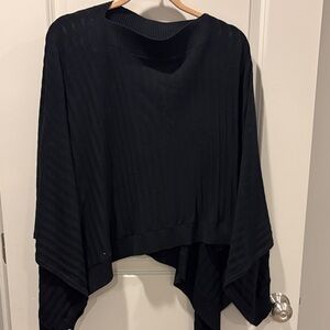 Lululemon Black Women's Sweater Poncho one size